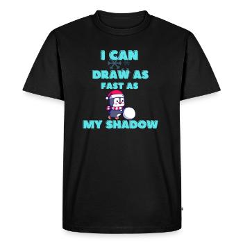 Snowball fight - Men's Premium Organic T-Shirt - black - Front - Nico (187cm)