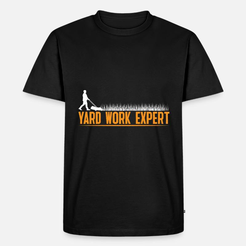 Yard Work Expert 23 - Männer Premium Bio T-Shirt - Schwarz