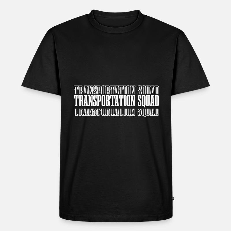 Transportation Squad 8 - Männer Premium Bio T-Shirt - Schwarz
