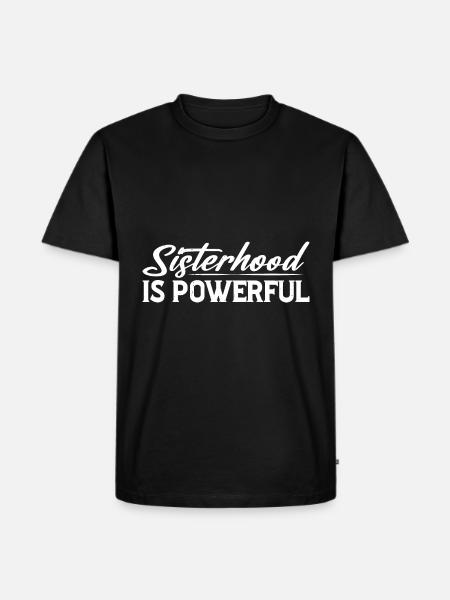 Sisterhood Is Powerful 30 - Men's Premium Organic T-Shirt - black