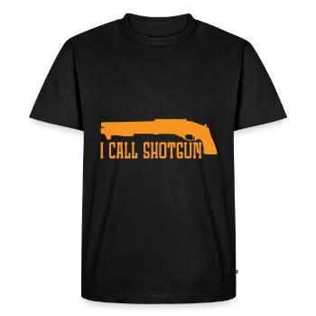J’appelle Shotgun 8 - T-shirt Premium bio Homme - noir - Devant - Nico (187cm)