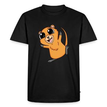 Quokka - T-shirt Premium bio Homme - noir - Devant - Nico (187cm)