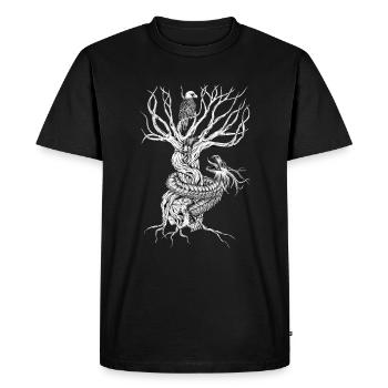 Tales of Yggdrasil - Men's Premium Organic T-Shirt - black - Front - Nico (187cm)