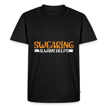 Jurer aide toujours 10 - T-shirt Premium bio Homme - noir - Devant - Nico (187cm)