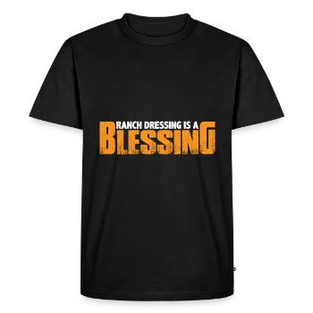 La vinaigrette de ranch est une bénédiction 19 - T-shirt Premium bio Homme - noir - Devant - Nico (187cm)