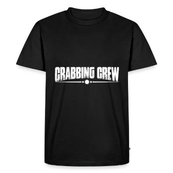 Crabbing Crew 8 - Men's Premium Organic T-Shirt - black - Front - Nico (187cm)
