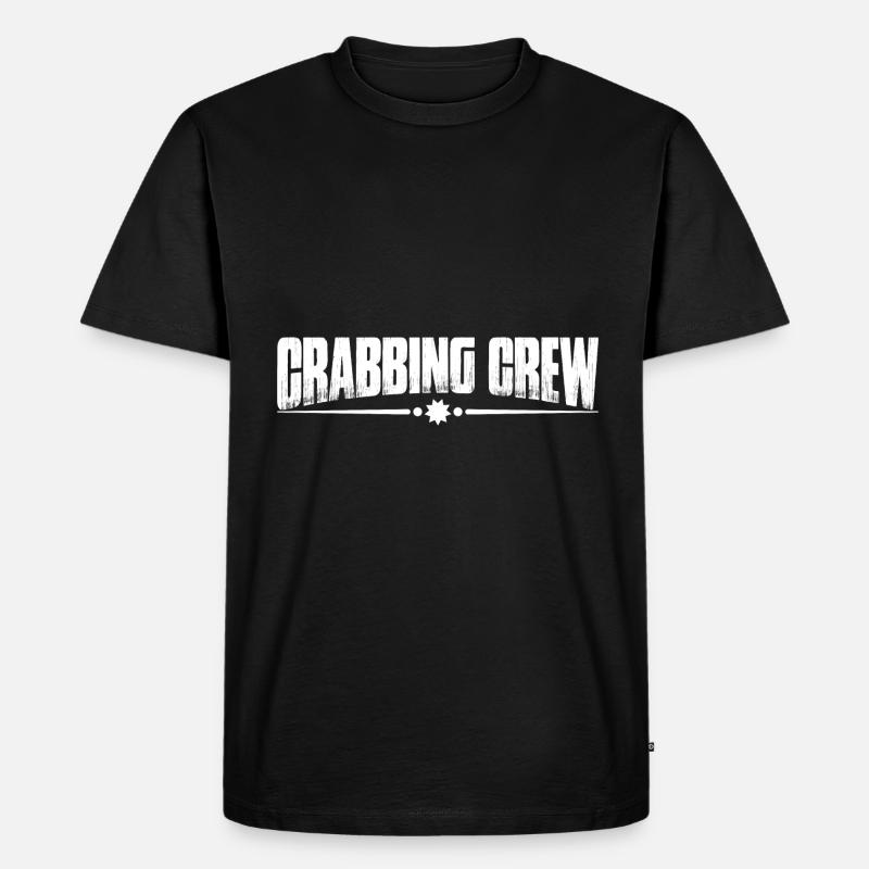 Crabbing Crew 8 - Männer Premium Bio T-Shirt - Schwarz