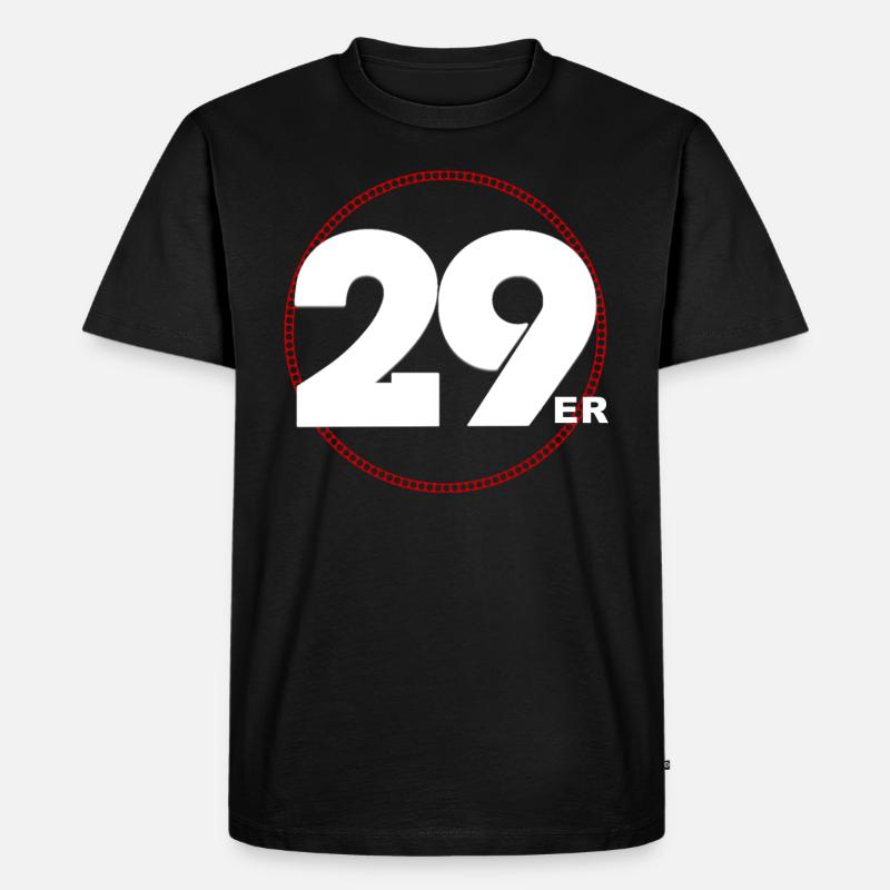 29er - Männer Premium Bio T-Shirt - Schwarz
