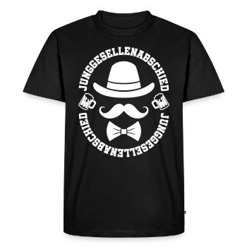Enterrement de vie de garçon - T-shirt Premium bio Homme - noir - Devant - Nico (187cm)