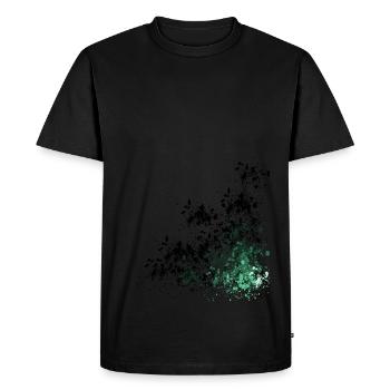 Camouflage Pattern Speck Design - Men's Premium Organic T-Shirt - black - Front - Nico (187cm)