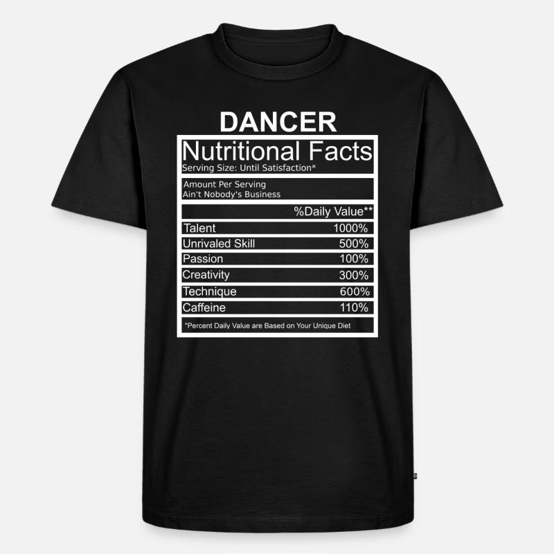 Dancer Apparel Dancing Lover Gift - Männer Premium Bio T-Shirt - Schwarz