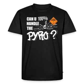 Pyro Fireworks - T-shirt Premium bio Homme - noir - Devant - Nico (187cm)