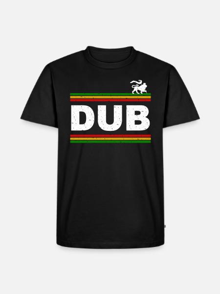 Dub Lion - T-shirt Premium bio Homme - noir