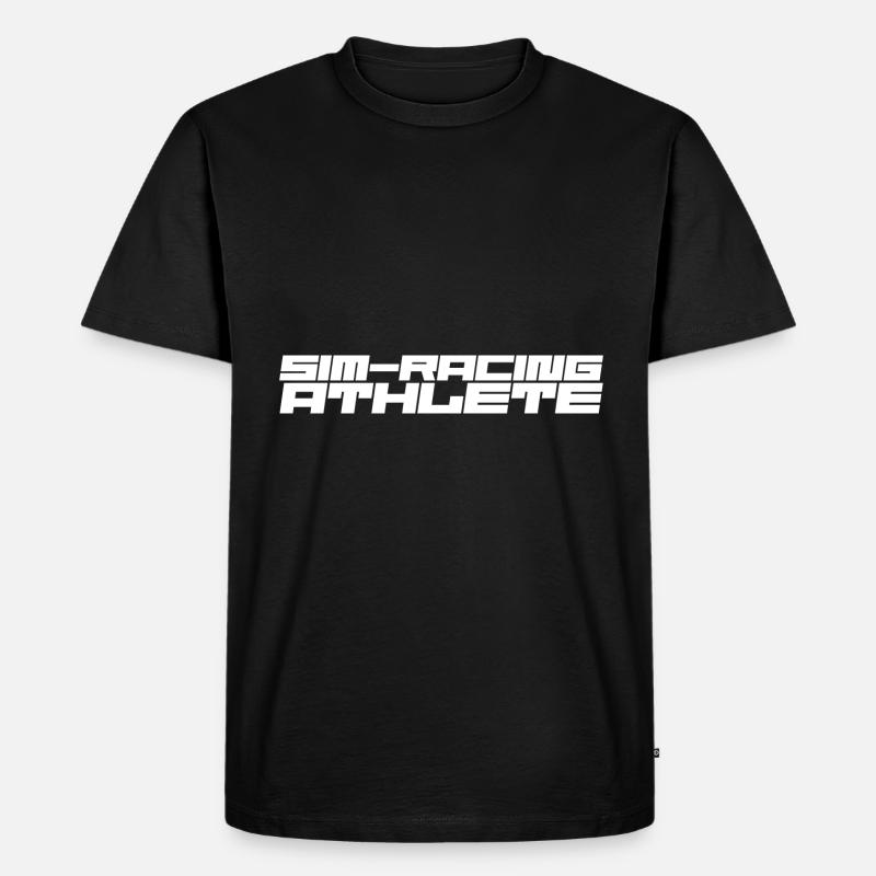 Athlète de course de Sim - T-shirt Premium bio Homme - noir