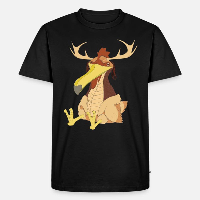 Elwetritsche, créature mythique palatine - T-shirt Premium bio Homme - noir