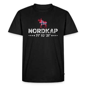 Norway Norway Norge Scandinavia North Cape - Men's Premium Organic T-Shirt - black - Front - Nico (187cm)