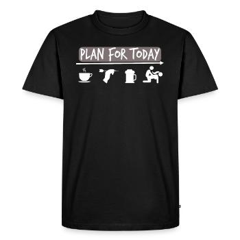 Darts - Darts - Plan for today - Darts Player - Men's Premium Organic T-Shirt - black - Front - Nico (187cm)