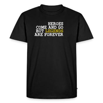 Hero Legend Die Infinite Gold Sport disant - T-shirt Premium bio Homme - noir - Devant - Nico (187cm)