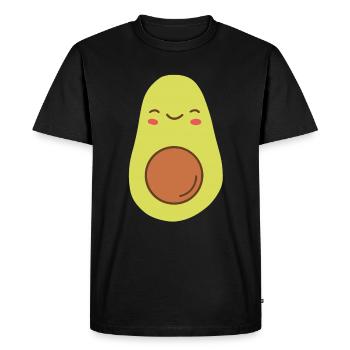 Costume d’avocat sucré Carnaval Carnaval - T-shirt Premium bio Homme - noir - Devant - Nico (187cm)