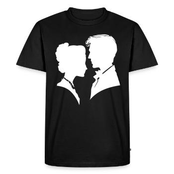 Couple Wedding Couple Marriage - Men's Premium Organic T-Shirt - black - Front - Nico (187cm)