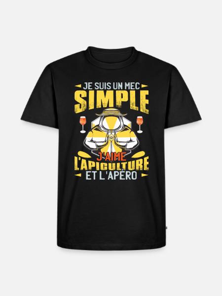 Abeilles | Apicole | Apiculture | Bee - T-shirt Premium bio Homme - noir