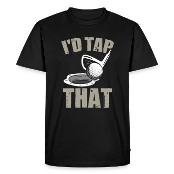 I'd Tap That - Men's Premium Organic T-Shirt - black - Front - Nico (187cm)