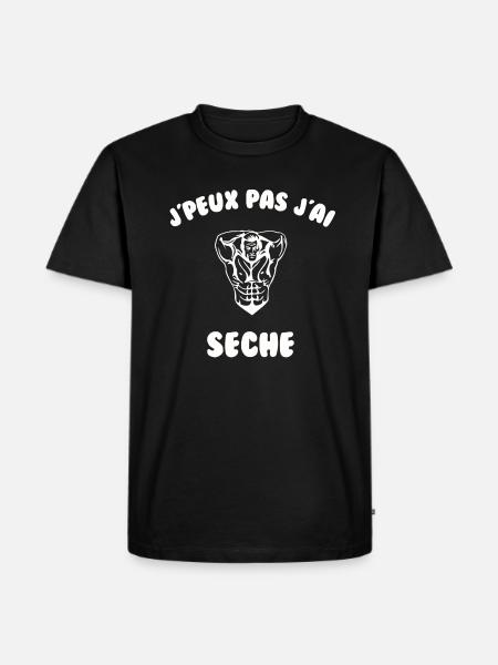 J’peux pas j’ai seche - T-shirt Premium bio Homme - noir