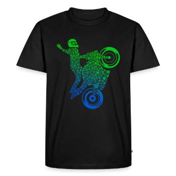 Super Sports Moto Rider Garçons Machine De Course - T-shirt Premium bio Homme - noir - Devant - Nico (187cm)