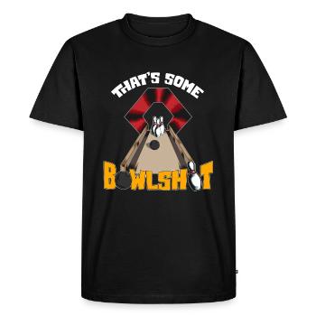 Bowling Outfit Bowling Club C’est une chemise Bowlshirt - T-shirt Premium bio Homme - noir - Devant - Nico (187cm)