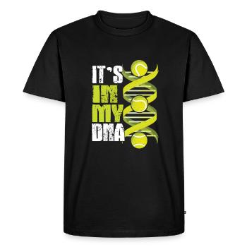Tennis DNA Tennis Balls Sport Tennis Player Saying - Men's Premium Organic T-Shirt - black - Front - Nico (187cm)