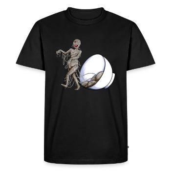 Noodle Noodles Eating Out Noodle Lovers Gift - Men's Premium Organic T-Shirt - black - Front - Nico (187cm)