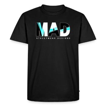 Designs streetwear fous - T-shirt Premium bio Homme - noir - Devant - Nico (187cm)