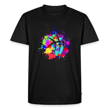 Basket-ball Basketteur Basketteur Surprise Tenue - T-shirt Premium bio Homme - noir - Devant - Nico (187cm)