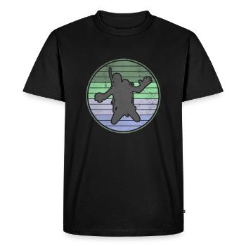 Plongée sous-marine plongée sous-marine école de plongée tuba - T-shirt Premium bio Homme - noir - Devant - Nico (187cm)