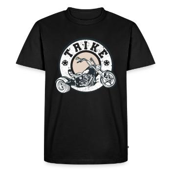 Trike Trike Driver Trike Motor Trike Vintage - Men's Premium Organic T-Shirt - black - Front - Nico (187cm)