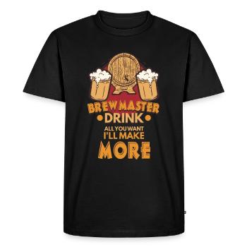 Brewmaster Drink Brauen Brasserie Bier Bierfreund - T-shirt Premium bio Homme - noir - Devant - Nico (187cm)