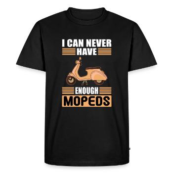 Cyclomoteurs Mobylette Mobylette Mokick Mobylette - T-shirt Premium bio Homme - noir - Devant - Nico (187cm)