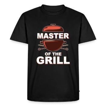 Master Of The Grill Grill Lovers Hobby Griller - Men's Premium Organic T-Shirt - black - Front - Nico (187cm)