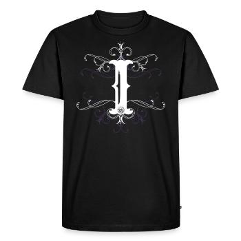 Point I(i)(i) - Men's Premium Organic T-Shirt - black - Front - Nico (187cm)