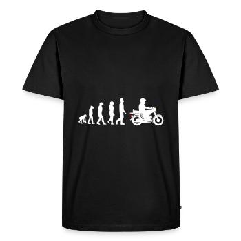 2 clock evolution Simson - Men's Premium Organic T-Shirt - black - Front - Nico (187cm)
