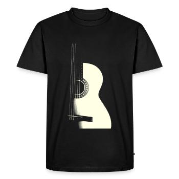 GUITAR - T-shirt Premium bio Homme - noir - Devant - Nico (187cm)