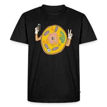 Cellfie Science Biology Cell Laboratory - T-shirt Premium bio Homme - noir - Devant - Nico (187cm)