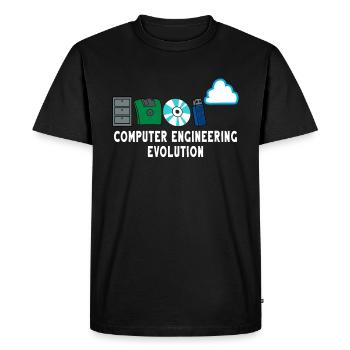 Développeur de logiciels informatiques code programmeur - T-shirt Premium bio Homme - noir - Devant - Nico (187cm)