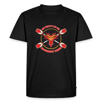Drachenboot Drachenbootrennen Paddeln Drachenkopf - Männer Premium Bio T-Shirt - Schwarz - Vorne - Nico (187cm)