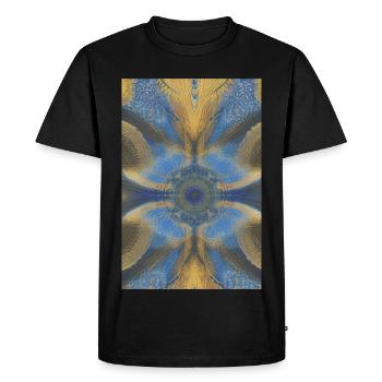 Formes et motifs - T-shirt Premium bio Homme - noir - Devant - Nico (187cm)