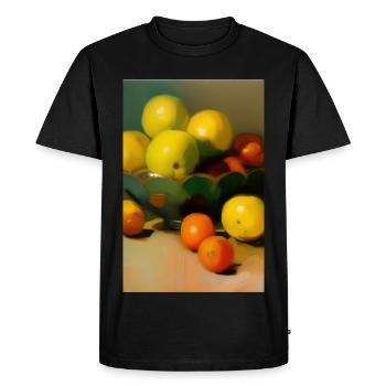 Fruit - T-shirt Premium bio Homme - noir - Devant - Nico (187cm)