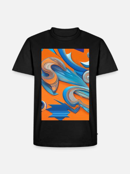 Abstract art - Men's Premium Organic T-Shirt - black