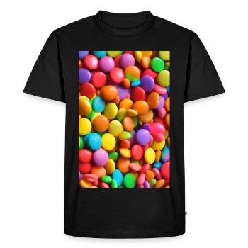 Candies - Men's Premium Organic T-Shirt - black - Front - Nico (187cm)