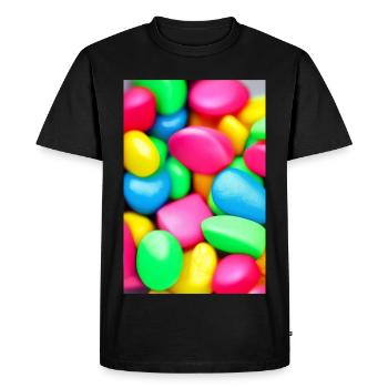 Candies - Men's Premium Organic T-Shirt - black - Front - Nico (187cm)