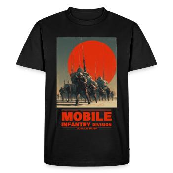 Mobile Infantry - Men's Premium Organic T-Shirt - black - Front - Nico (187cm)